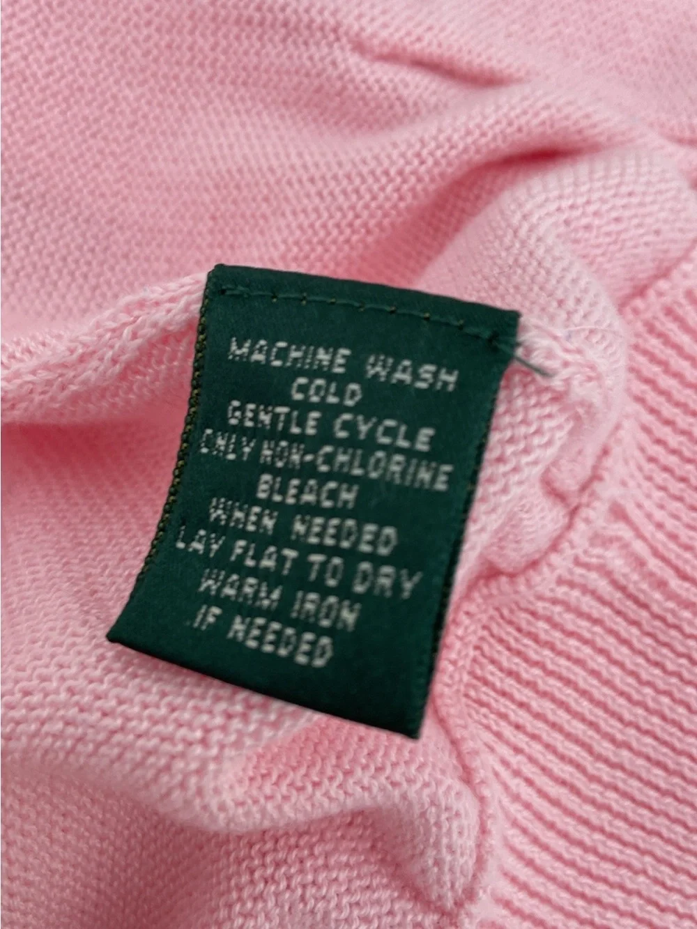 Women’s Size S Ralph Lauren Soft Pink Zip Hoodie - Picture 8 of 9
